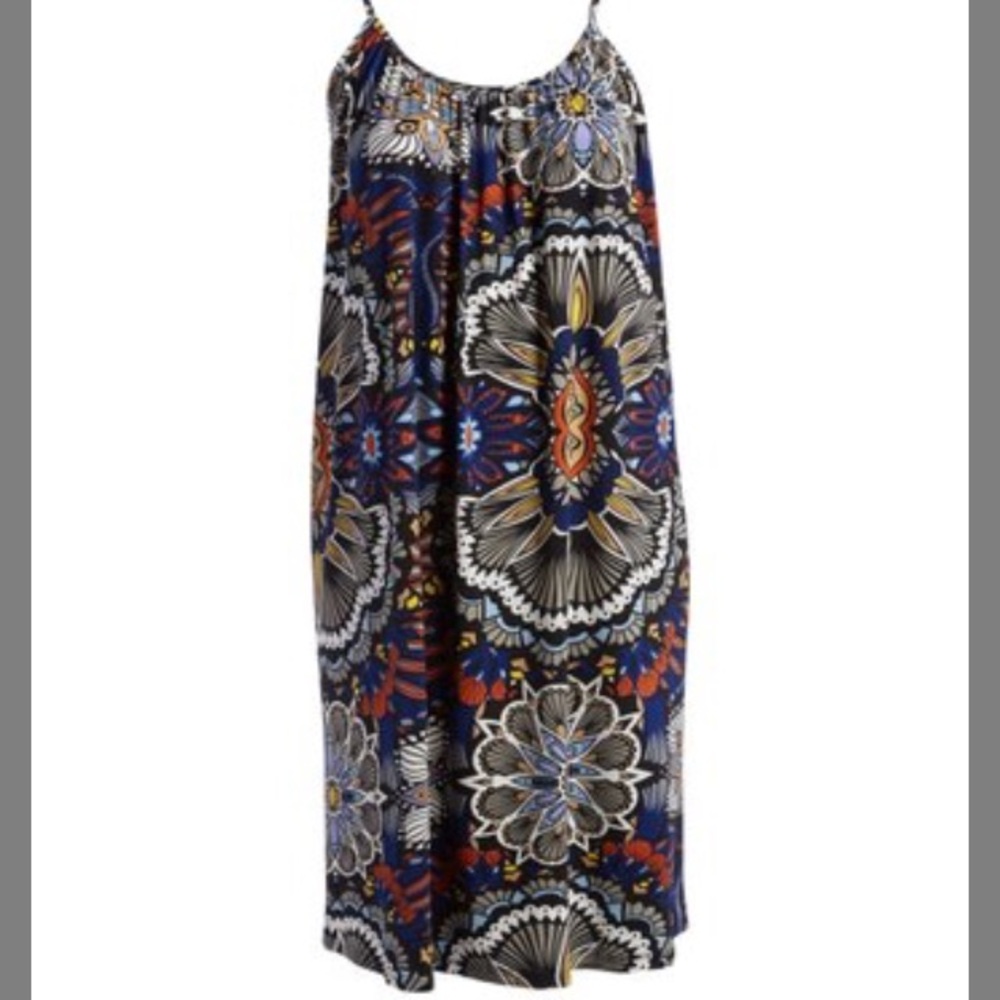 💠Royal Geometric Cord Belt Sleeveless Dress -Plus